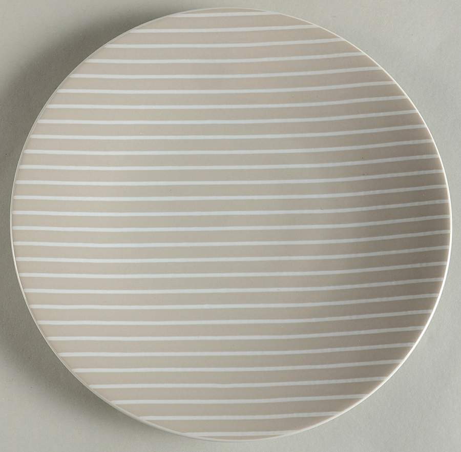 Knots Bay Taupe Salad Plate by Nautica-1