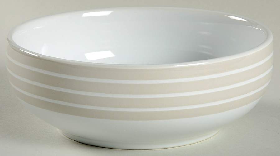 Knots Bay Taupe Soup/Cereal Bowl by Nautica-1