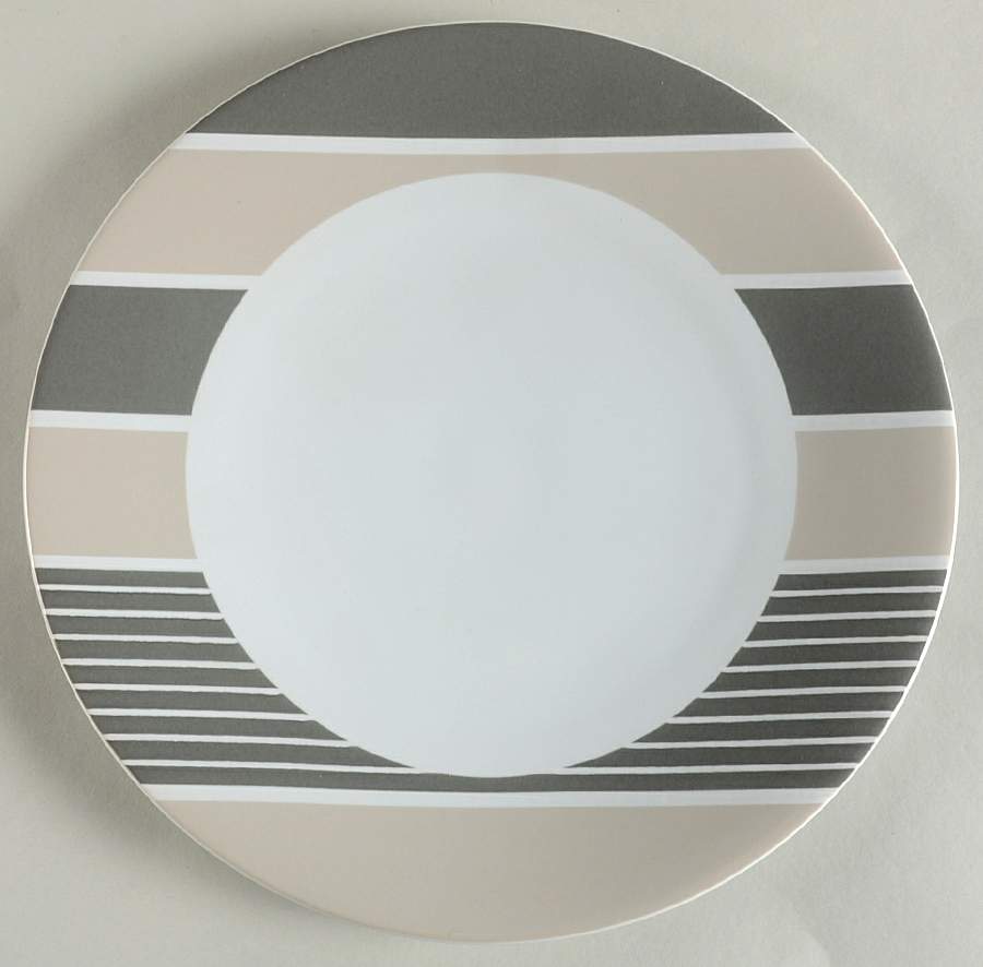 Knots Bay Taupe Dinner Plate by Nautica-1