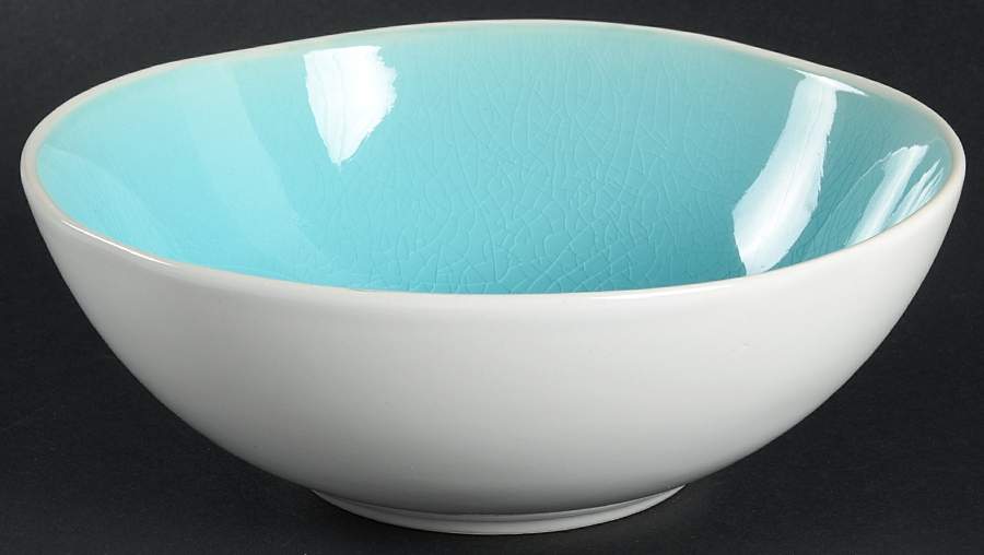 NMH1 Turquoise Soup/Cereal Bowl by Nicole Miller Home-1