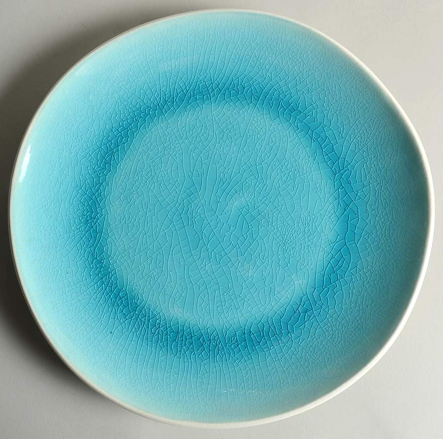 NMH1 Turquoise Dinner Plate by Nicole Miller Home-1