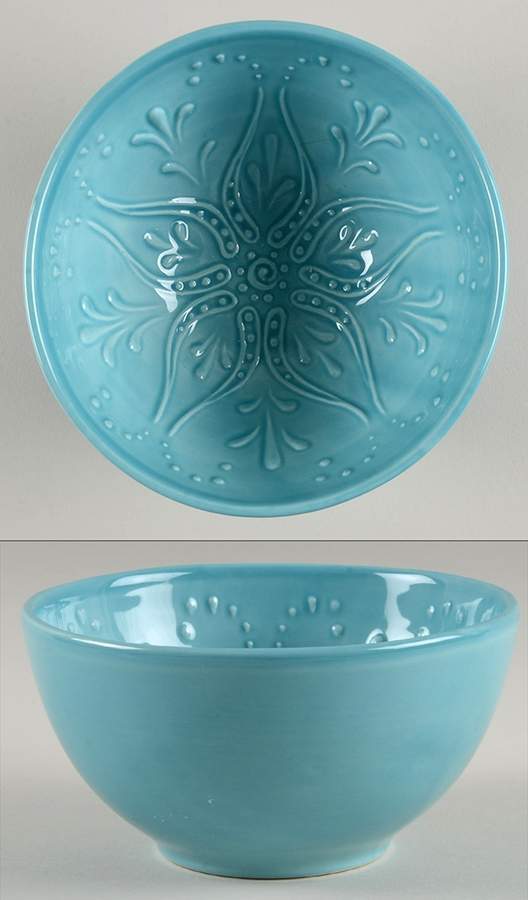 NCE1 Turquoise Soup/Cereal Bowl by Nocal Ceramics, LDA-1