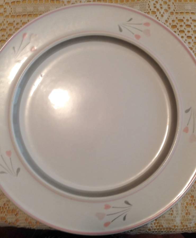 Loop II (Pink) Dinner Plate by Newcor-1