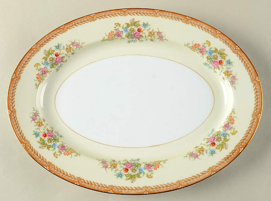 N3697 11" Oval Serving Platter by Noritake-1
