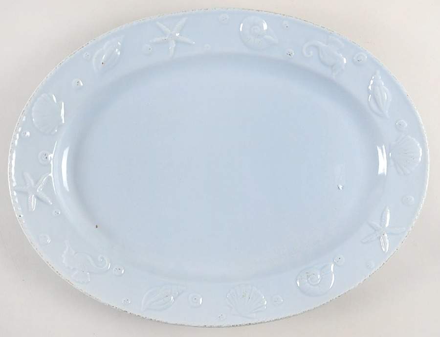 NHM5 16" Oval Serving Platter by Nantucket Home-1