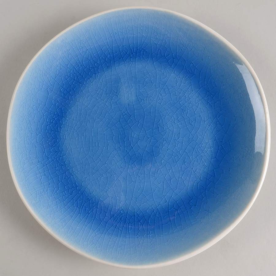 NMH1 Cornflower Blue Salad Plate by Nicole Miller Home-1