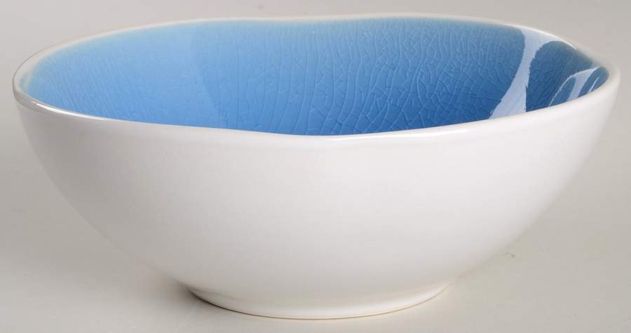NMH1 Cornflower Blue Soup/Cereal Bowl by Nicole Miller Home-1