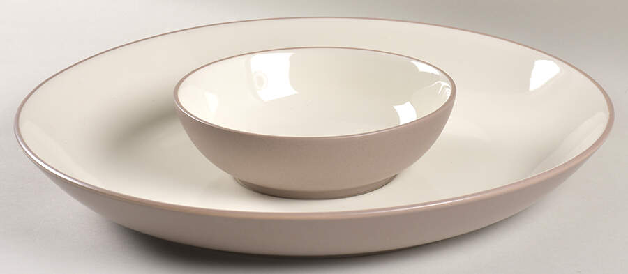 Colorwave Clay (2 Piece) Chip & Dip Set by Noritake-1