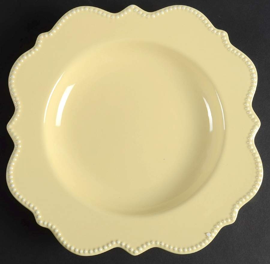 NMH8 Yellow Salad Plate by Nicole Miller Home-1