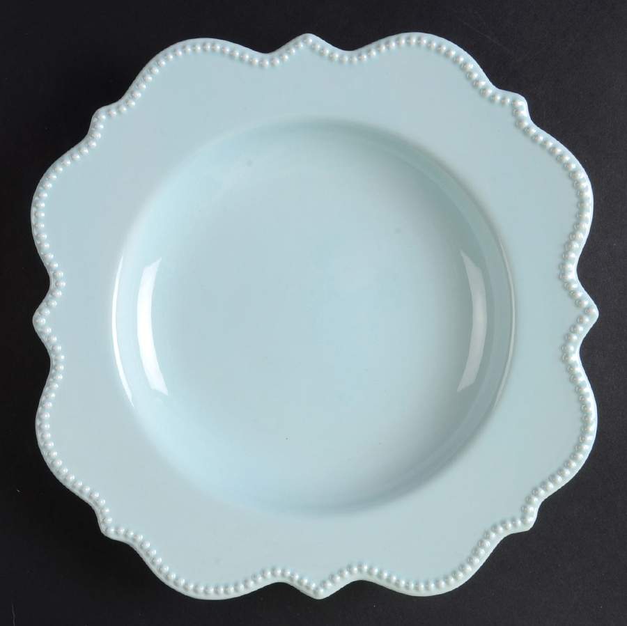 NMH8 Aqua Salad Plate by Nicole Miller Home-1