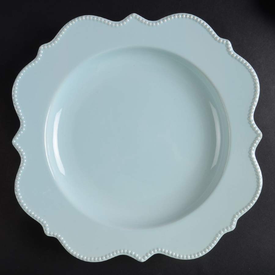 NMH8 Aqua Dinner Plate by Nicole Miller Home-1