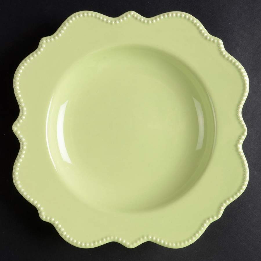 NMH8 Green Salad Plate by Nicole Miller Home-1