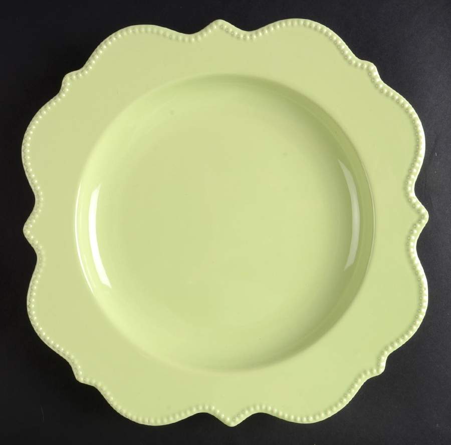 NMH8 Green Dinner Plate by Nicole Miller Home-1