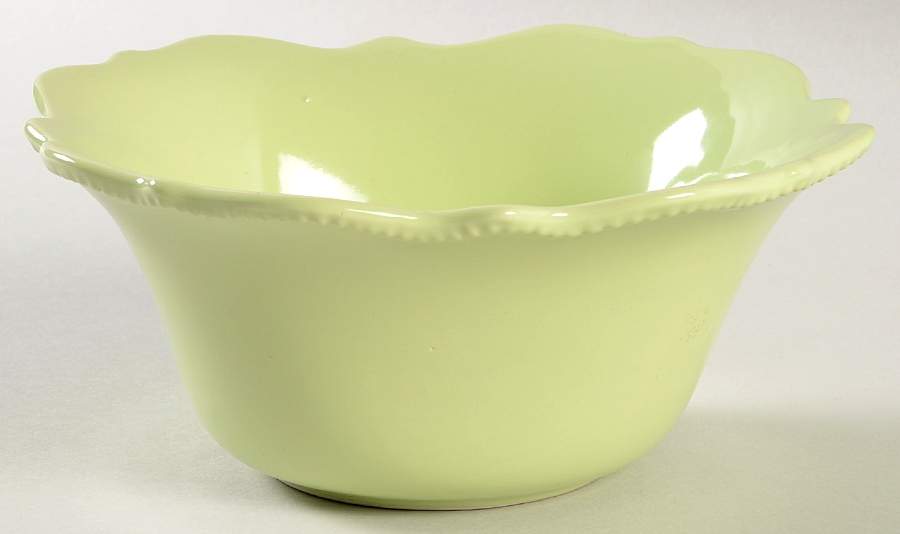NMH8 Green Soup/Cereal Bowl by Nicole Miller Home-1