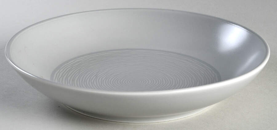 GoG Swirl (Grey on Grey) 9" Individual Pasta Bowl by Noritake-1