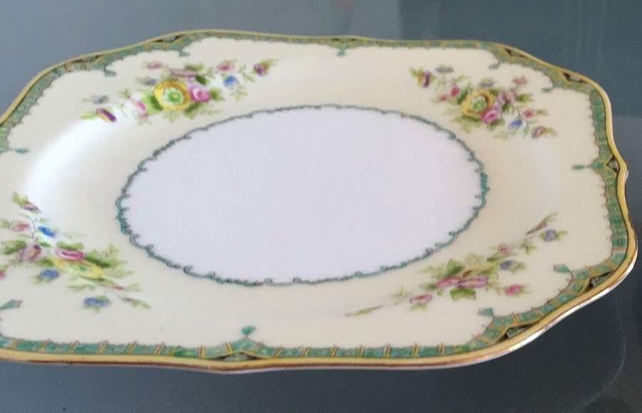 N378sc (Scalloped) Square Salad Plate by Noritake-1