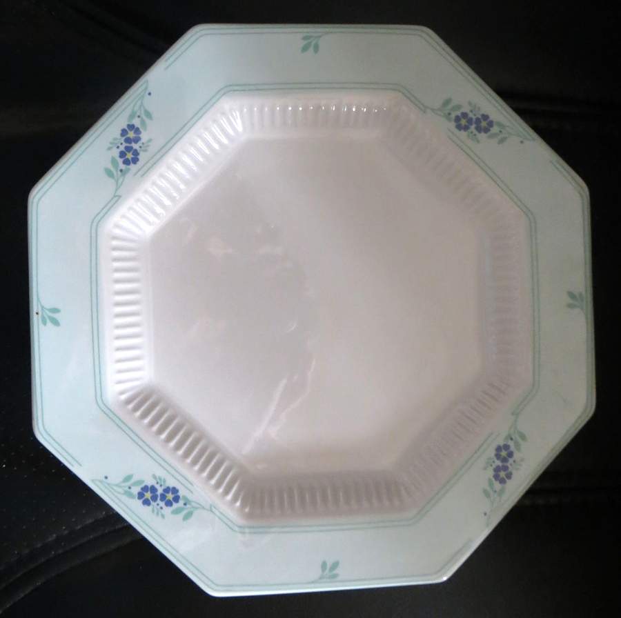 Aqua Salad Plate by Nikko-1