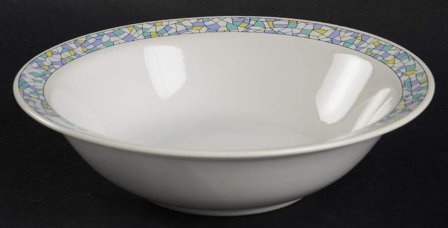 Kaleidoscope Rim Soup Bowl by Newcor-1