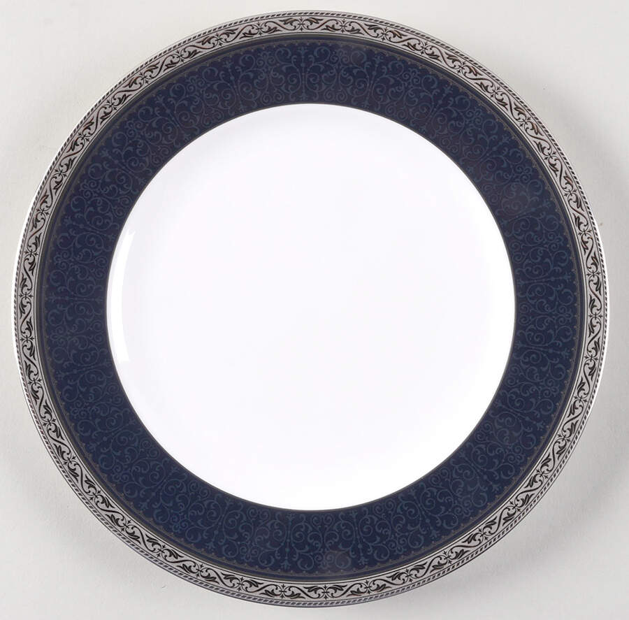 Odessa Cobalt Platinum Salad Plate by Noritake-1