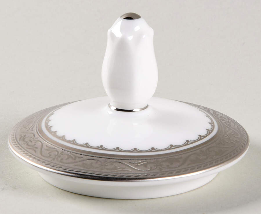 Odessa Cobalt Platinum Lid for Sugar Bowl by Noritake-1