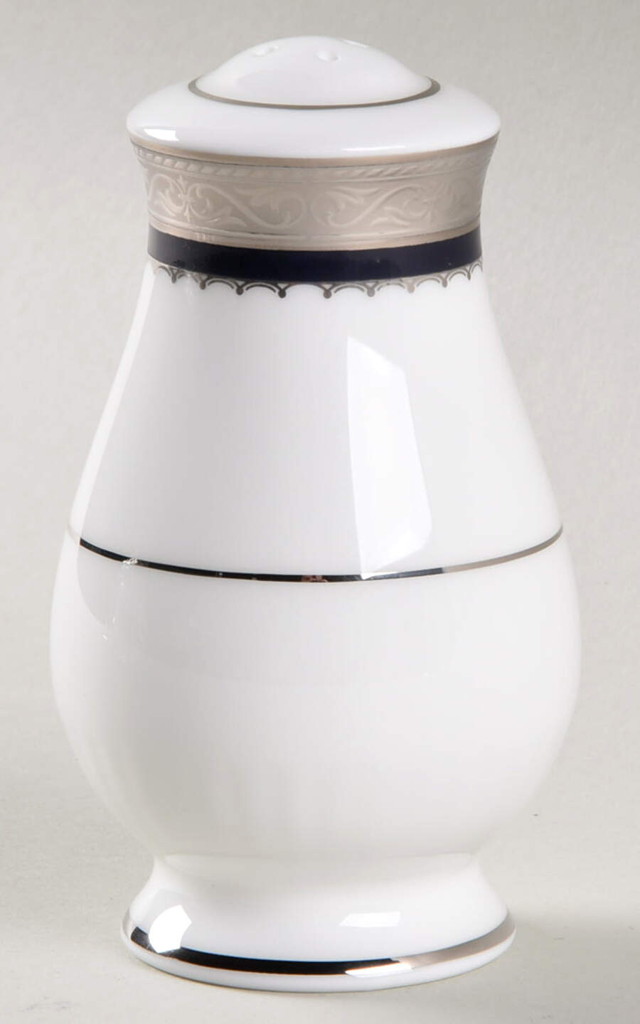 Odessa Cobalt Platinum Salt Shaker by Noritake-1