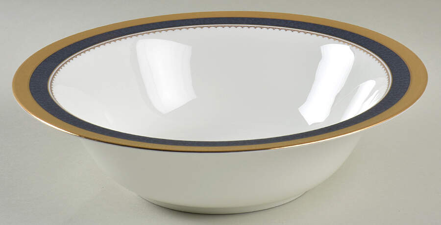 Odessa Cobalt Gold 9" Round Vegetable Bowl by Noritake-1