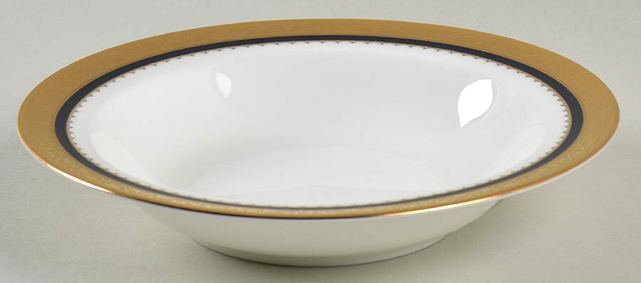 Odessa Cobalt Gold Rim Fruit/Dessert (Sauce) Bowl by Noritake-1