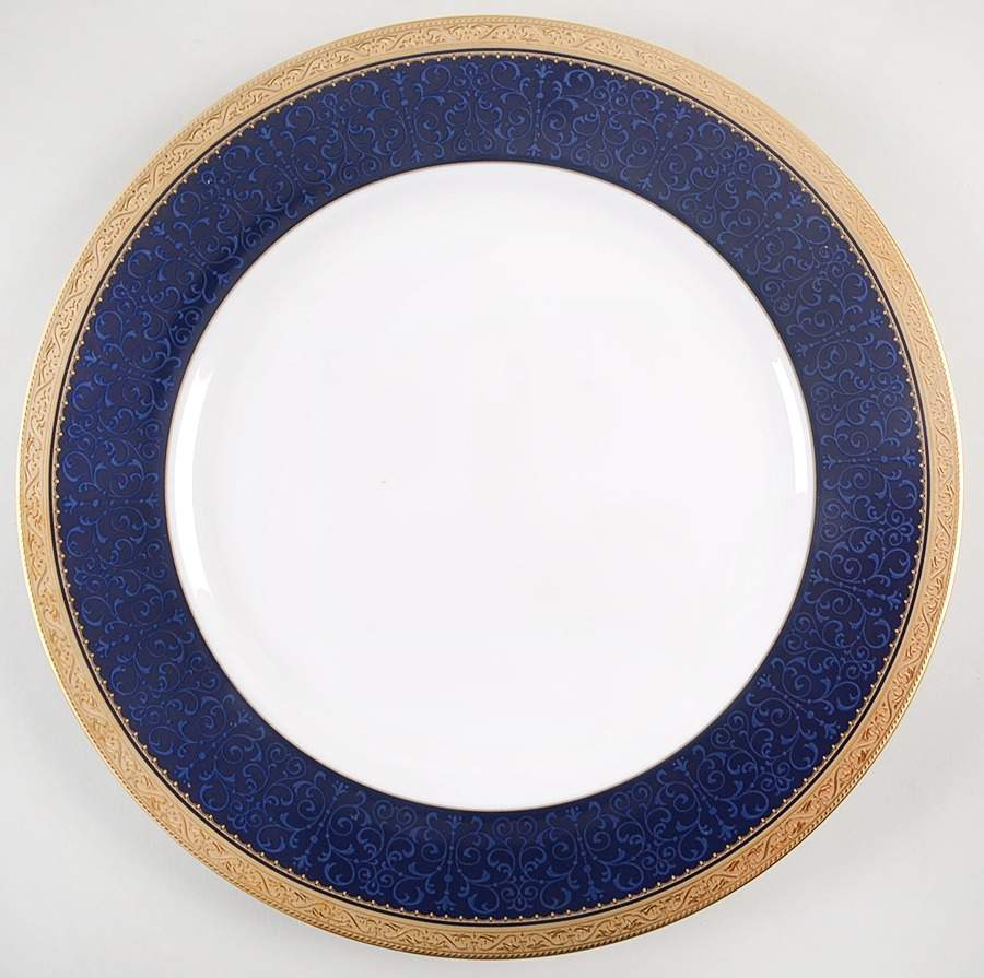 Odessa Cobalt Gold Dinner Plate by Noritake-1