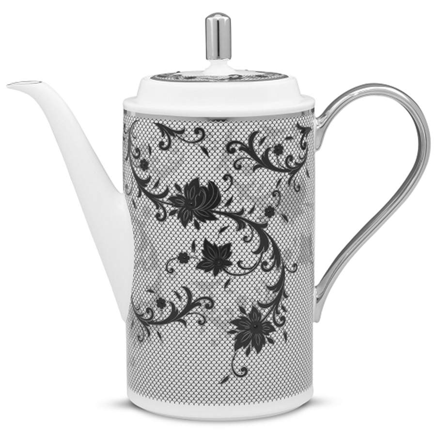 Chantilly Noire Coffee Pot & Lid by Noritake-1