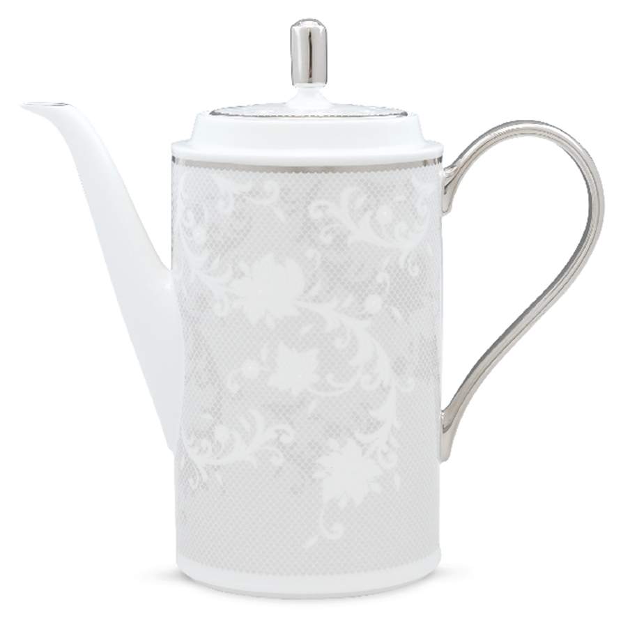 Chantilly Blanche Coffee Pot & Lid by Noritake-1