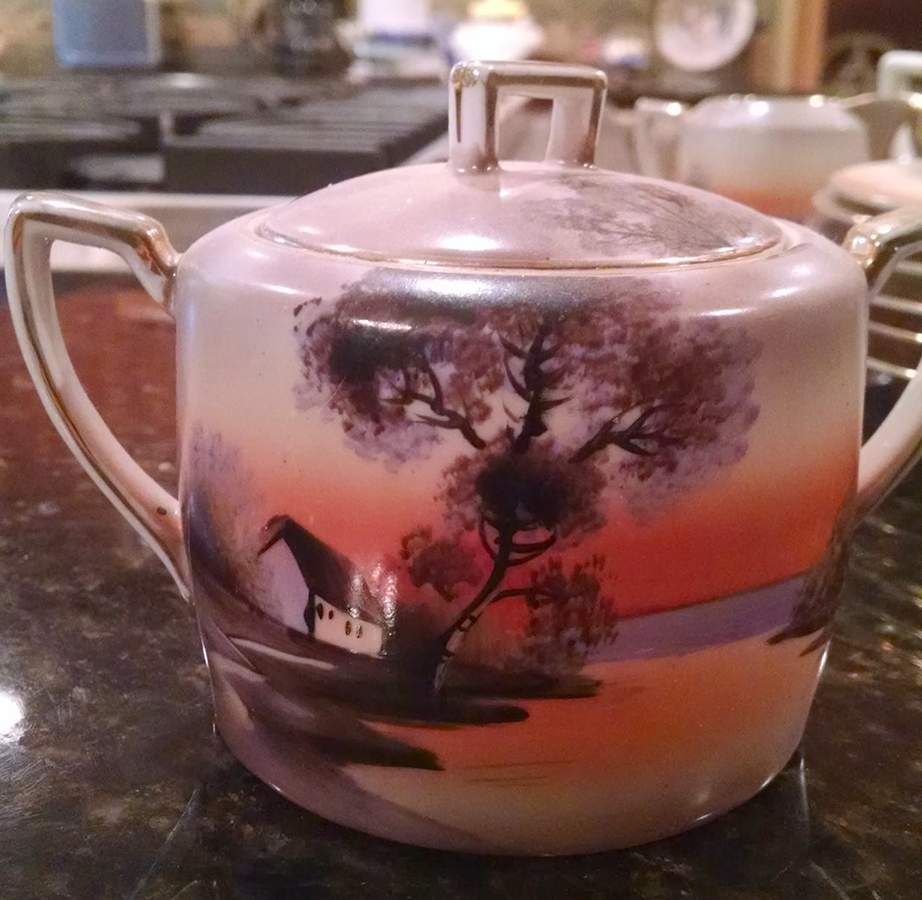 N4500 Sugar Bowl & Lid by Noritake-1