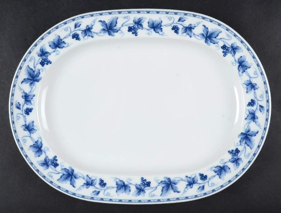 NIK125 11" Oval Serving Platter by Nikko-1