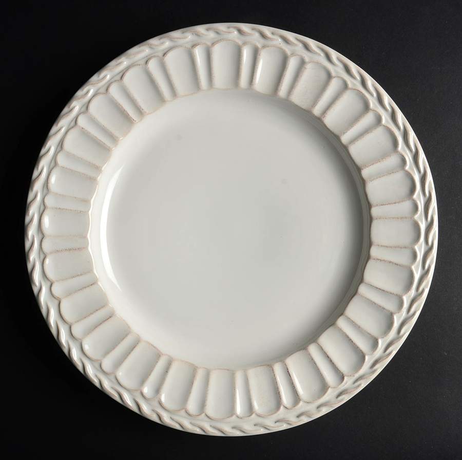 NCE4-White Dinner Plate by Nocal Ceramics, LDA-1