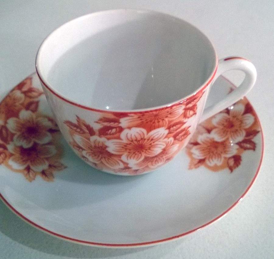 N4981 Flat Cup & Saucer Set by Noritake-1