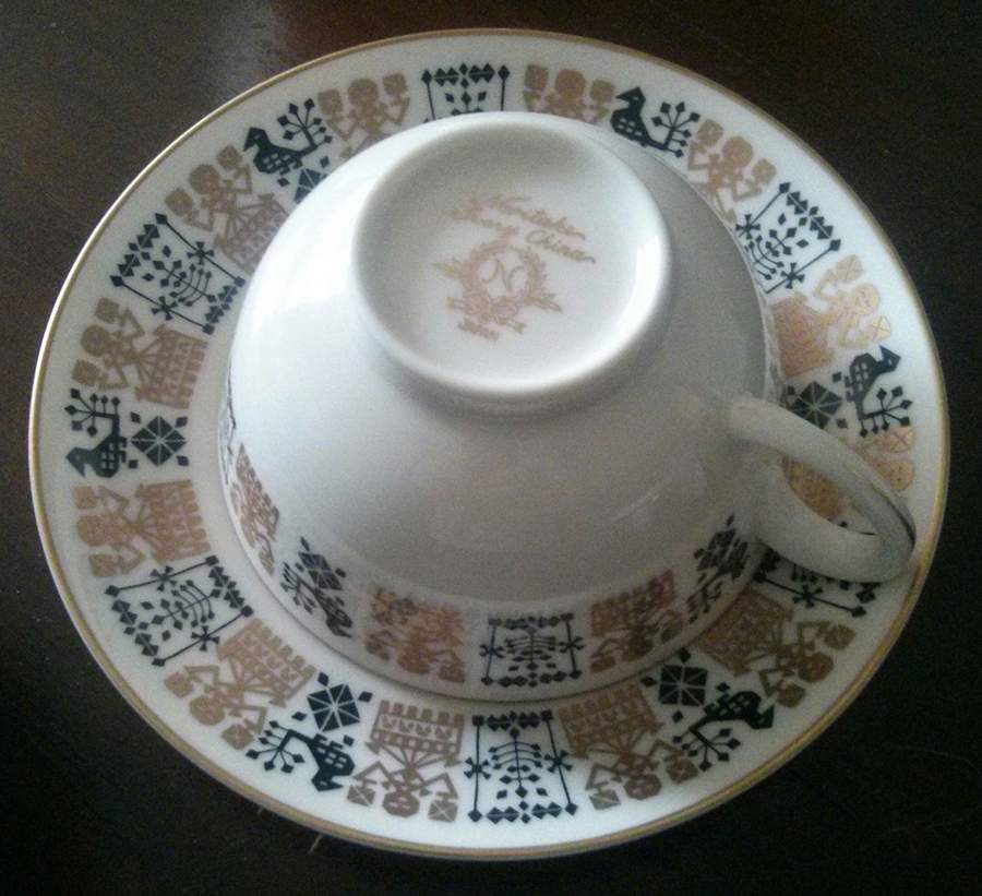 N3732 Footed Cup & Saucer Set by Noritake-1
