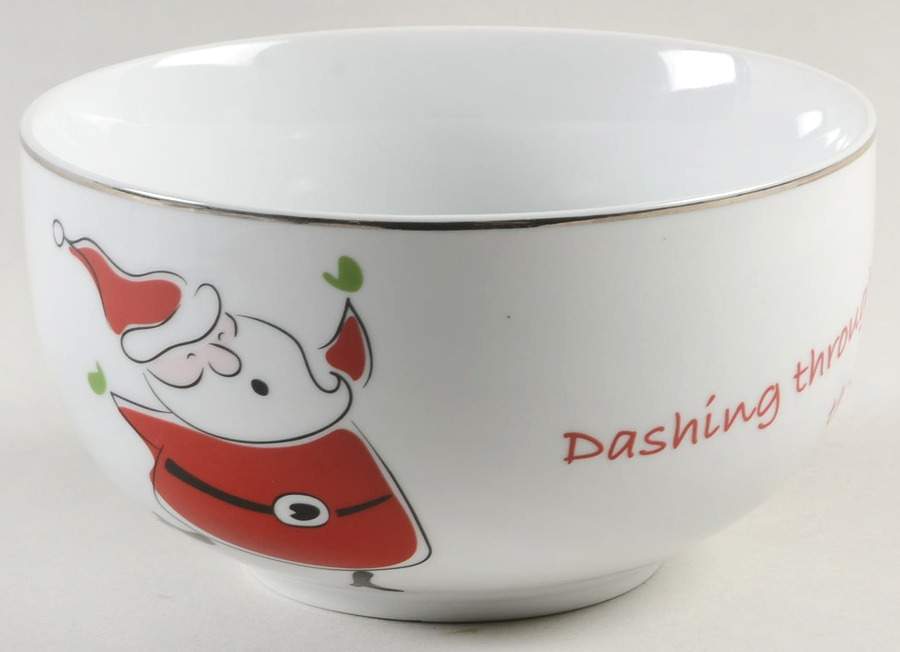 Modern Jingles Soup/Cereal Bowl by North Pole Trading Co.-1
