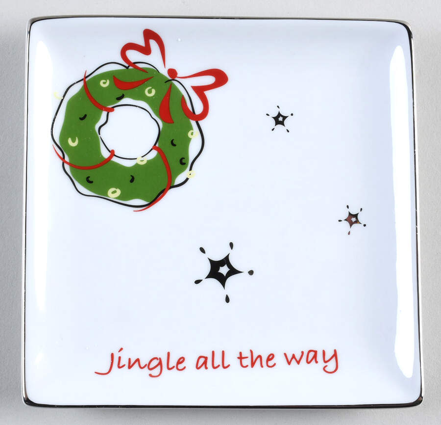 Modern Jingles Canape Plate by North Pole Trading Co.-1