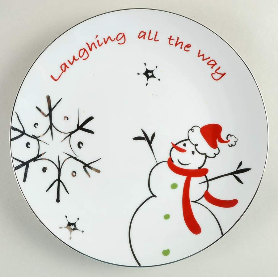 Modern Jingles Dinner Plate by North Pole Trading Co.-1