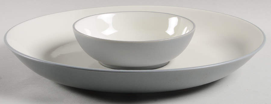 Colorwave Slate (2 Piece) Chip & Dip Set by Noritake-1