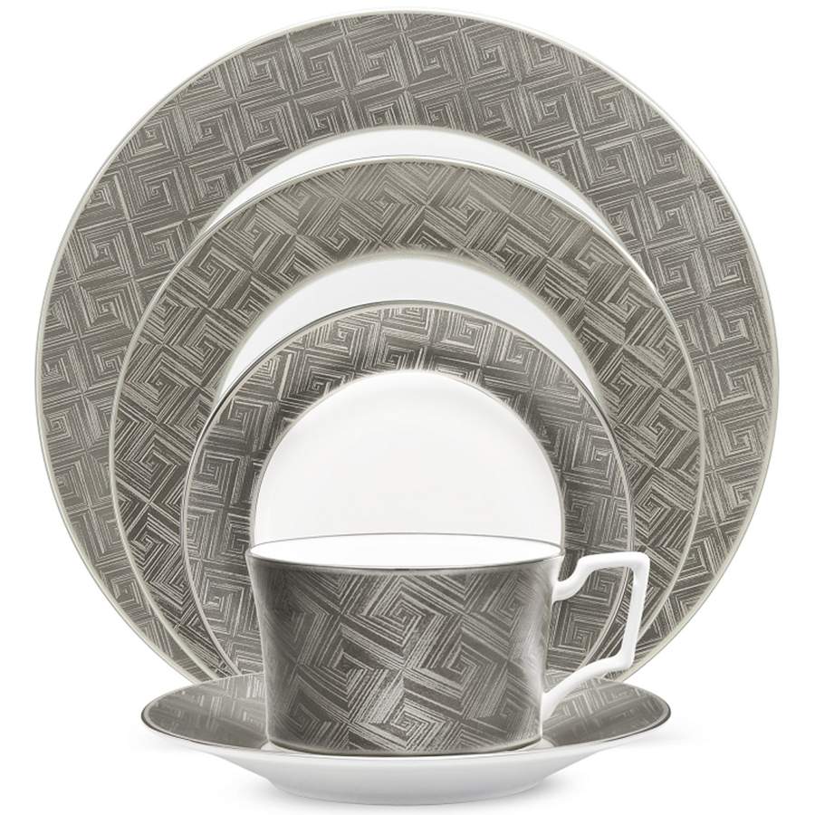 Noble Ensemble Platinum Dinner Plate by Noritake-1
