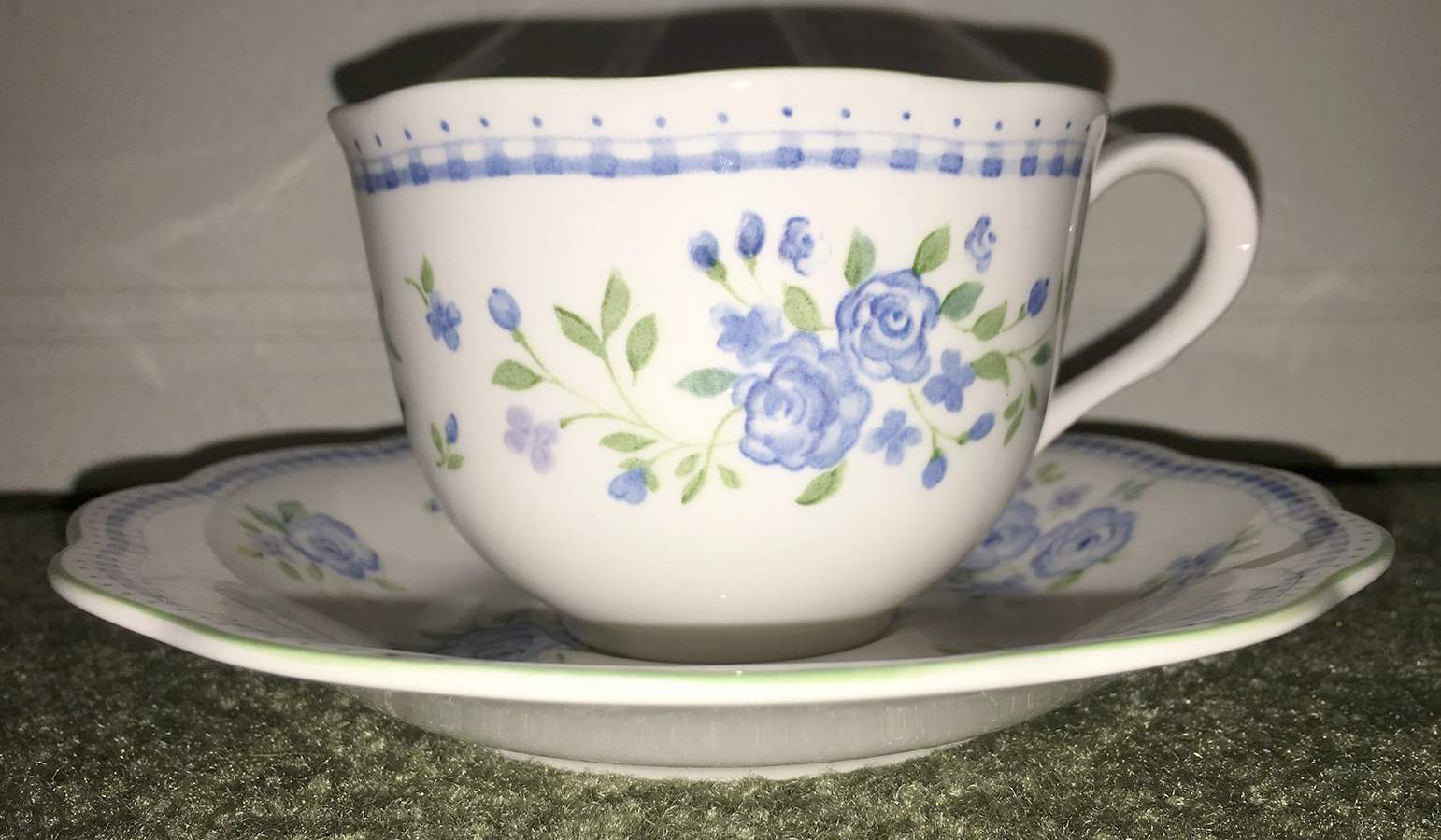 NIK128 Flat Cup & Saucer Set by Nikko-1