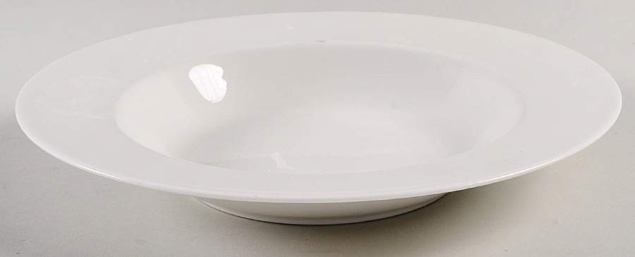 Ambience White Large Rim Soup Bowl by Noritake-1