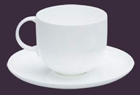 Voyage Flat Cup & Saucer Set by Nikko-1