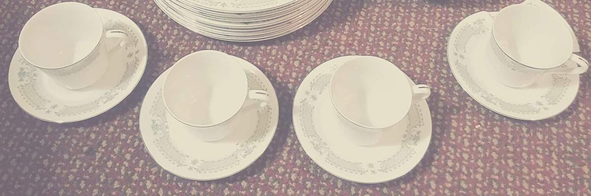 Kingsley Flat Cup & Saucer Set by Norleans-1