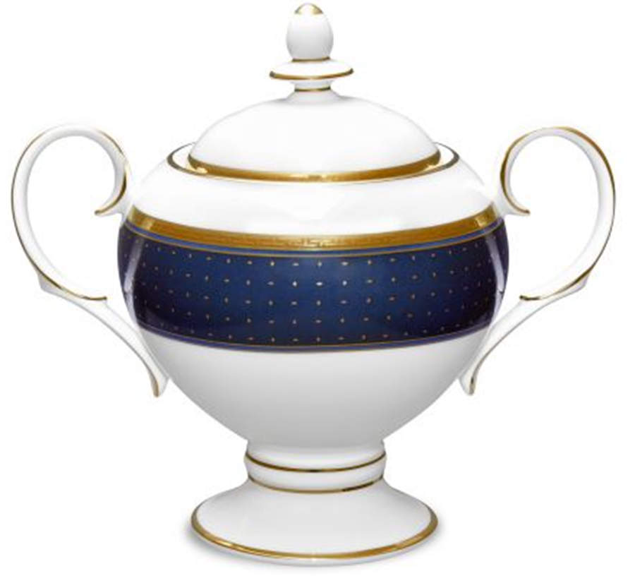 Blueshire Sugar Bowl & Lid by Noritake-1