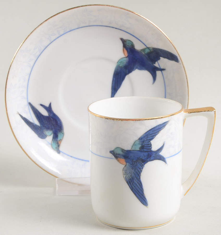 N4672 Chocolate Cup & Saucer Set by Noritake-1