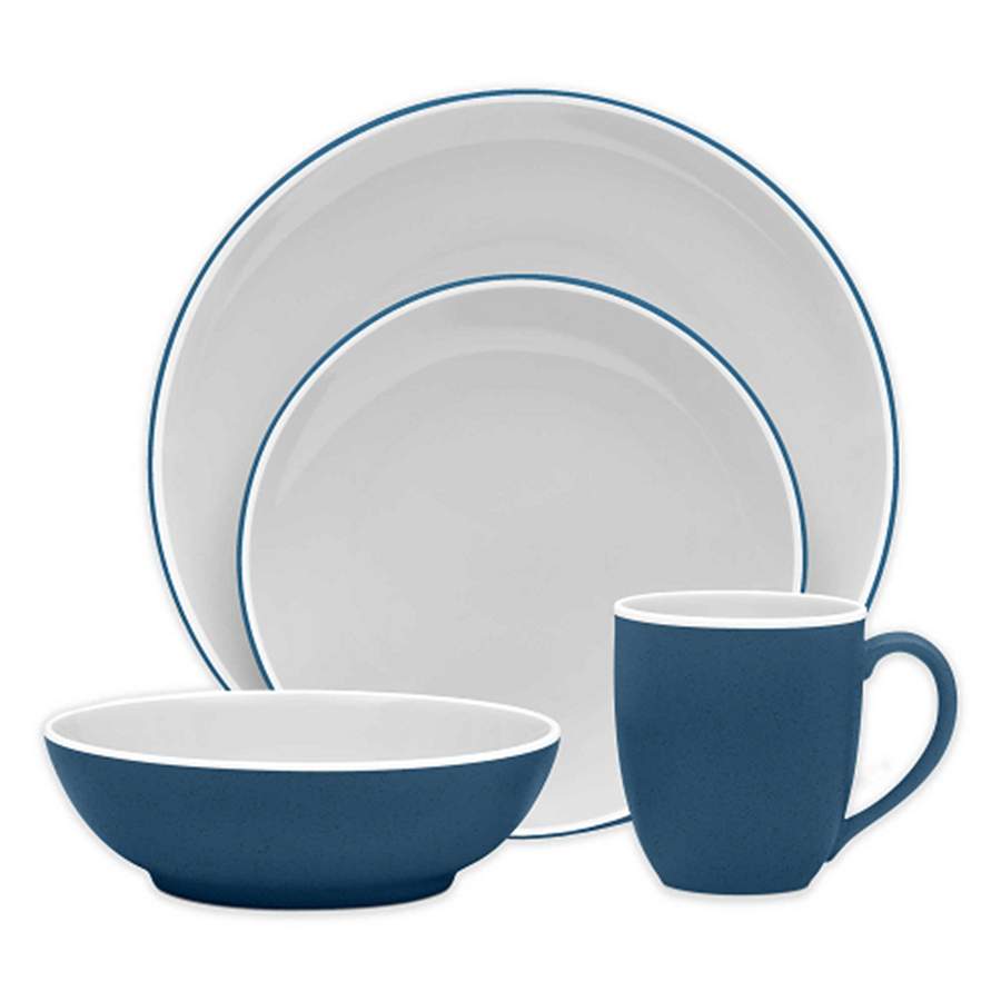 Colortrio Blue Dinner Plate by Noritake-1
