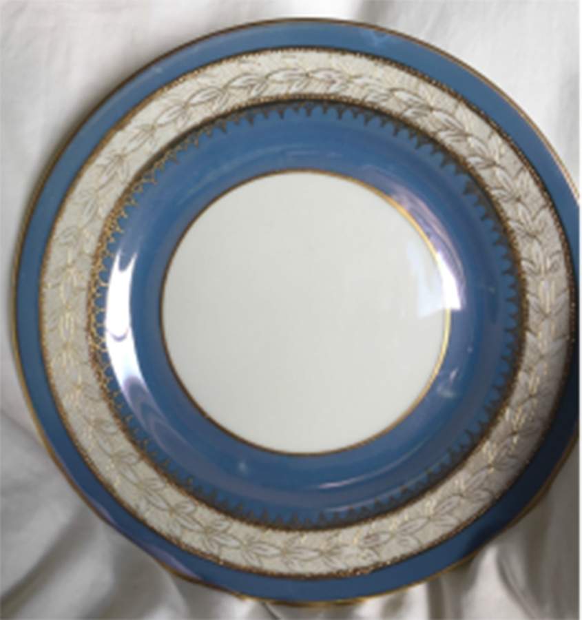 33900 Blue Dinner Plate by Noritake-1
