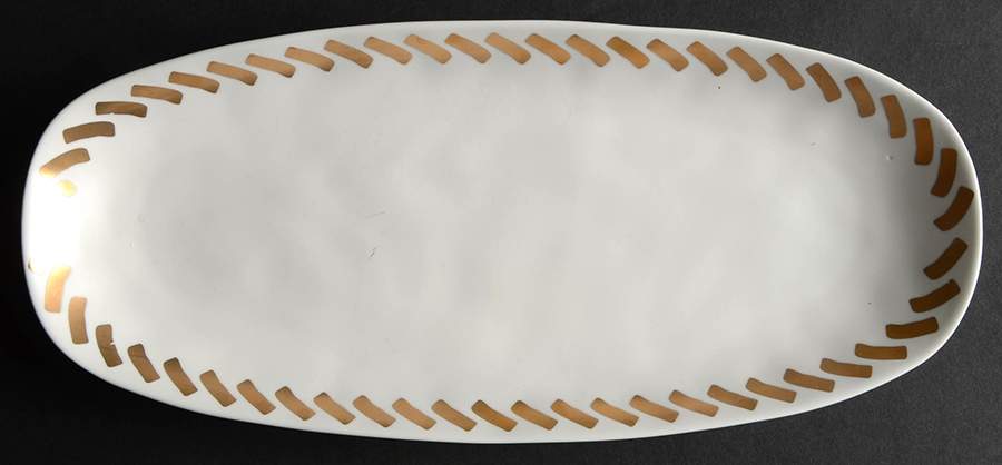 NMH15 12" Oval Tray by Nicole Miller Home-1