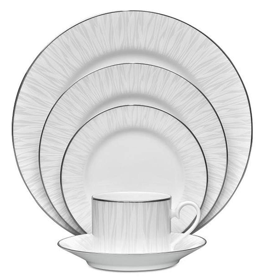 Glacier Platinum Dinner Plate by Noritake-1